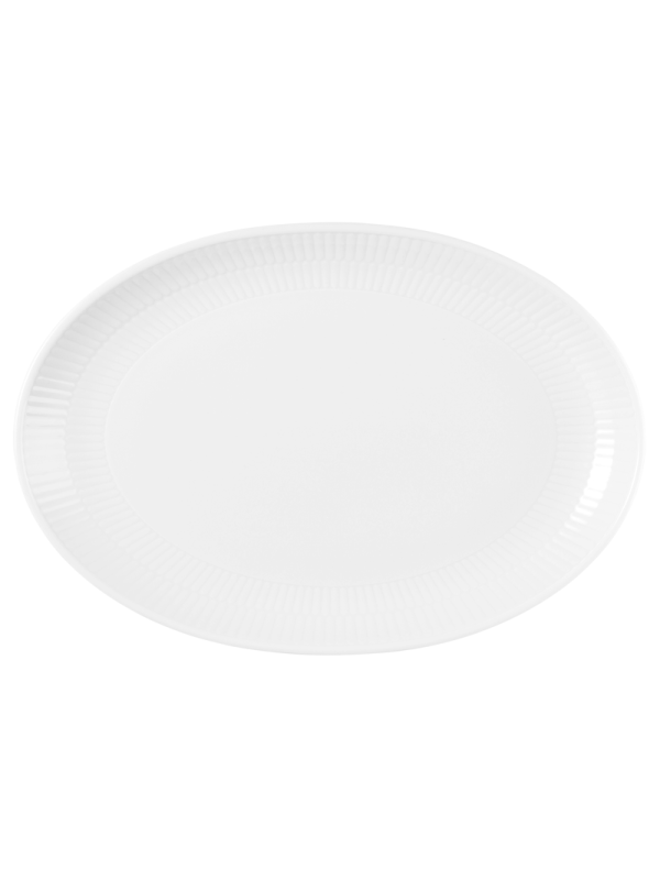 Amina Servierplatte oval 35x24 cm weiß