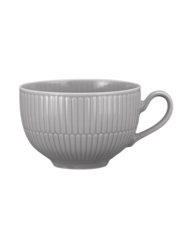 Amina Milchkaffeetasse 0,35 l Silbergrau