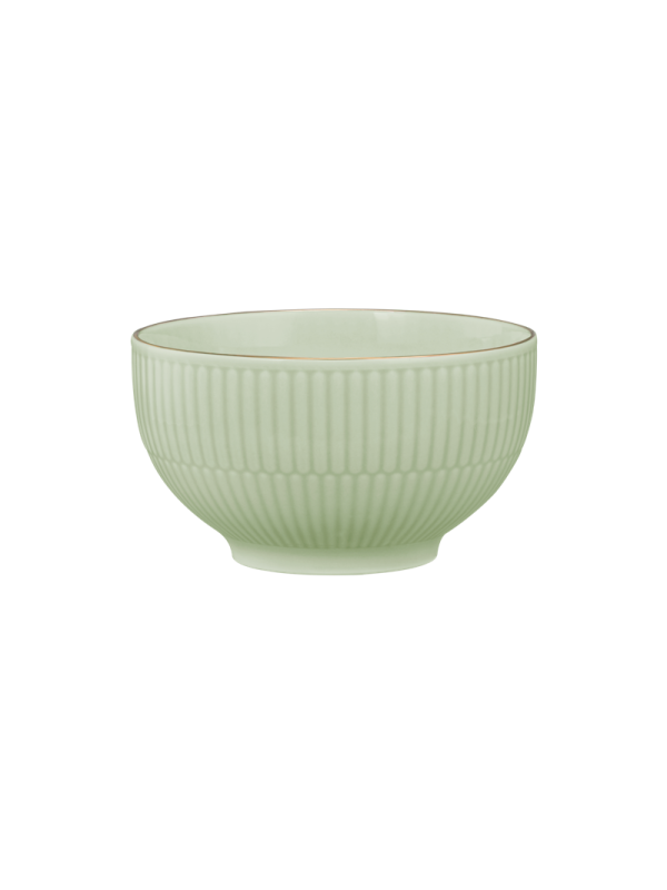 Amina Cappuccinoschale 11,5 cm/0,40 l seladon/Goldrand