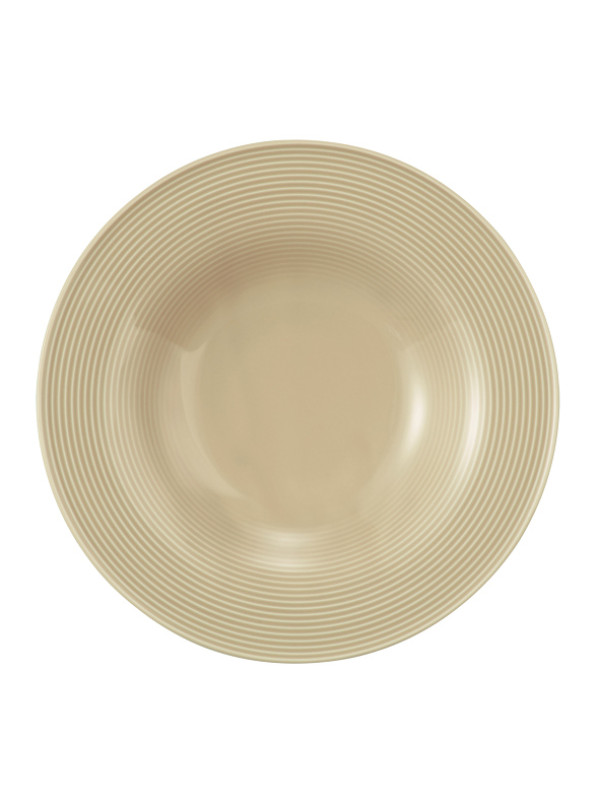 Beat Pasta-/Salatteller 27,5 cm Color Glaze Sandbeige