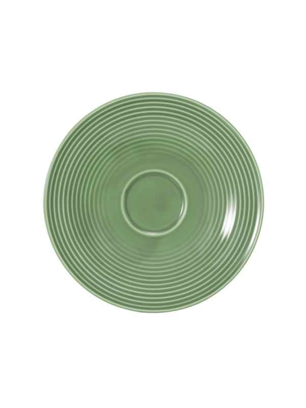 Beat Kombi-Untertasse groß 16,5 cm Color Glaze Salbeigrün