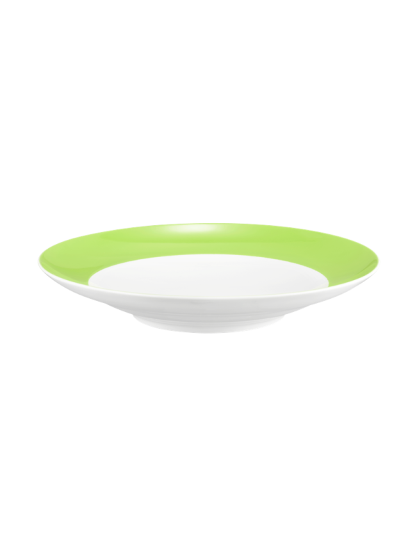 Liberty Suppenteller rund 23,5 cm Fahne Pure Colors lime green