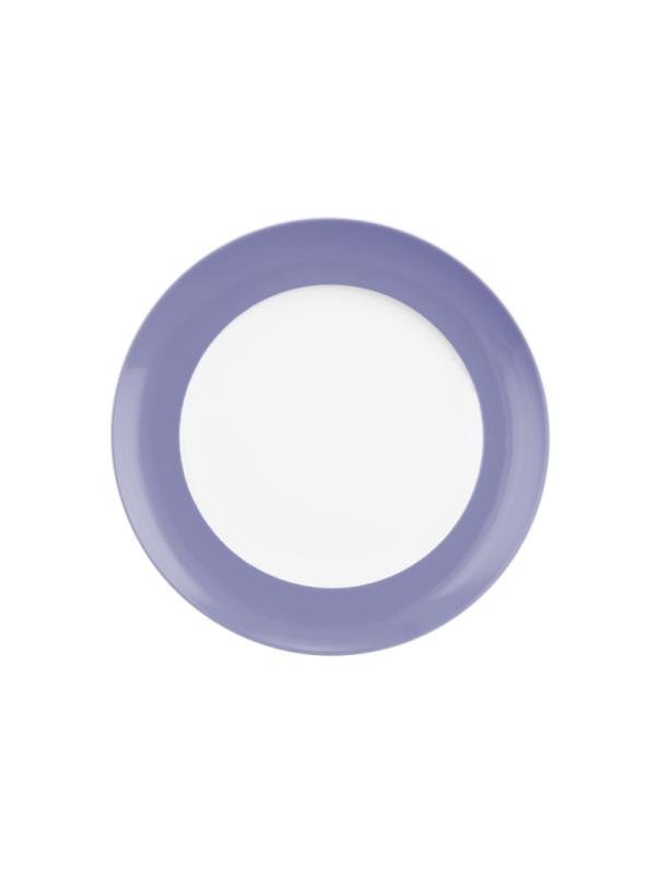Liberty Frühstücksteller rund 22,5 cm Fahne Pure Colors grape purple