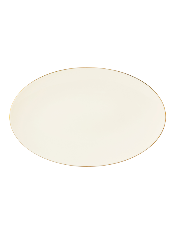 Medina Servierplatte oval 40x25,5 cm Gold