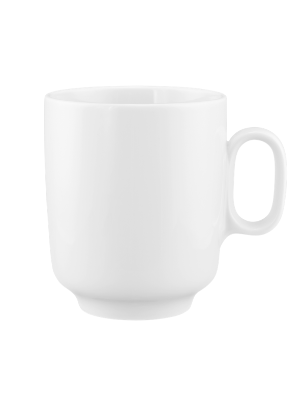 Sento Home Becher mit Henkel 0,40 l weiß