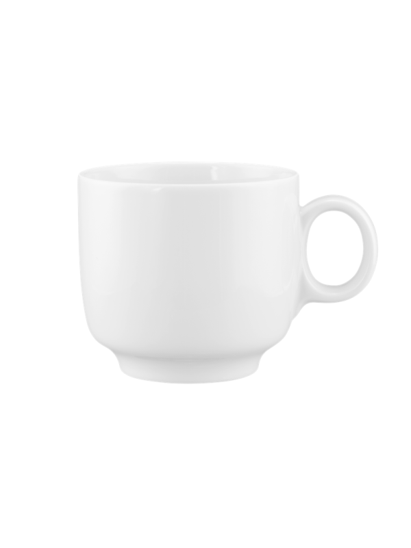 Sento Home Cappuccinotasse 0,30 l mit Henkel weiß