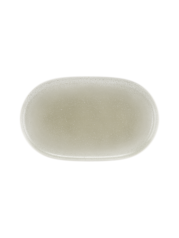 Sento Home Teller/Servierplatte oval 33x20 cm Aura cream