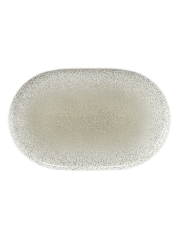 Sento Home Teller/Servierplatte oval 38x24 cm Aura cream
