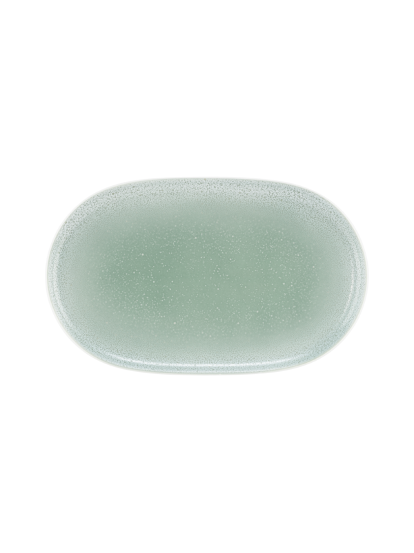 Sento Home Teller/Servierplatte oval 33x20 cm Aura mint