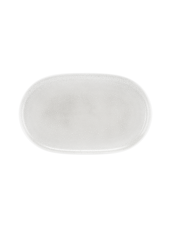 Sento Home Teller/Servierplatte oval 33x20 cm Aura white