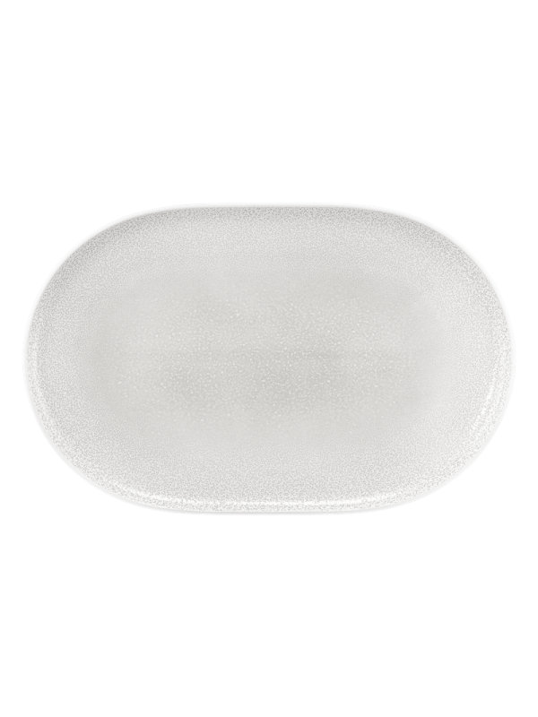 Sento Home Teller/Servierplatte oval 38x24 cm Aura white