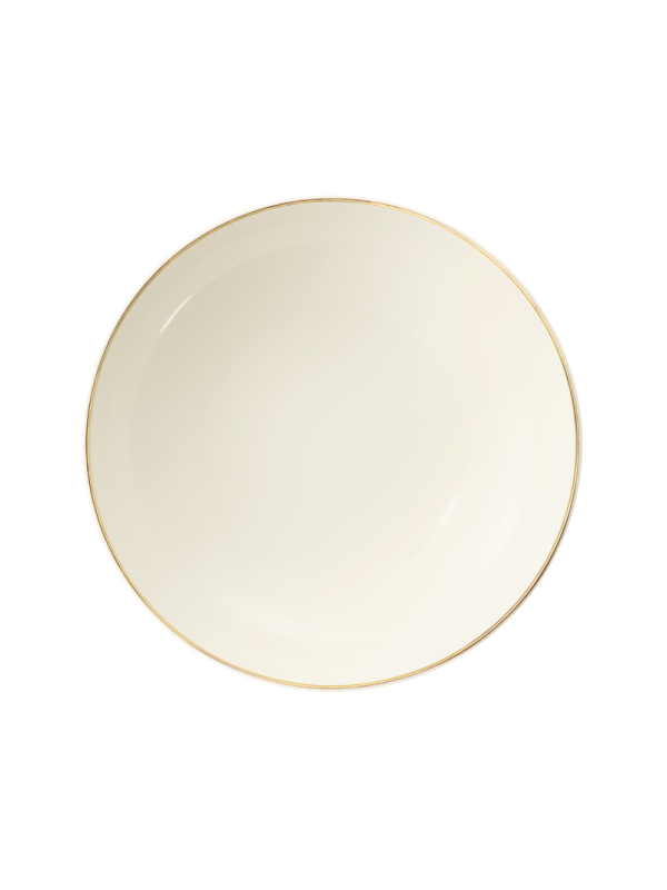Savona Suppenteller rund 21 cm Goldlinie