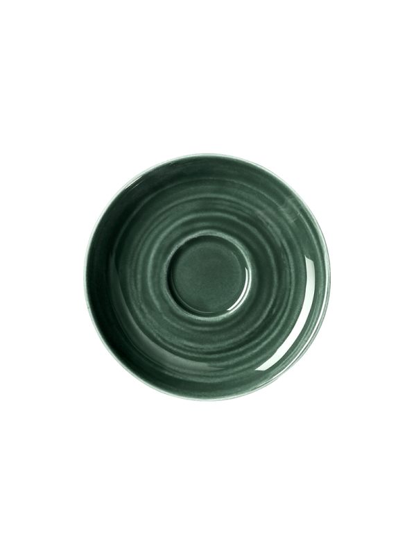 Terra Espressountertasse 12 cm Moosgrün uni