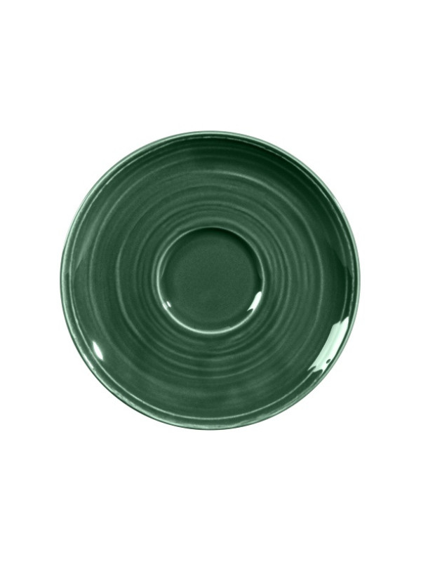 Terra Kombi-Untertasse groß 16,5 cm Moosgrün