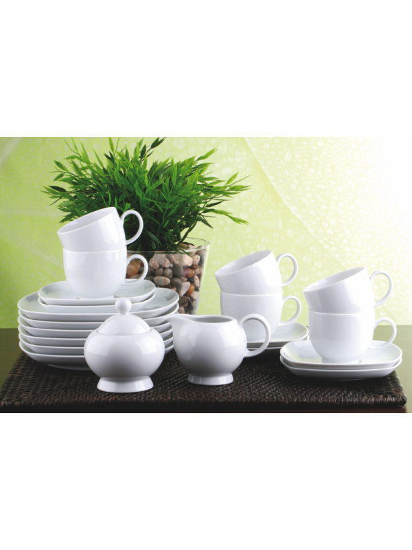 Lido Kaffeeservice 20-tlg. 2 weiß