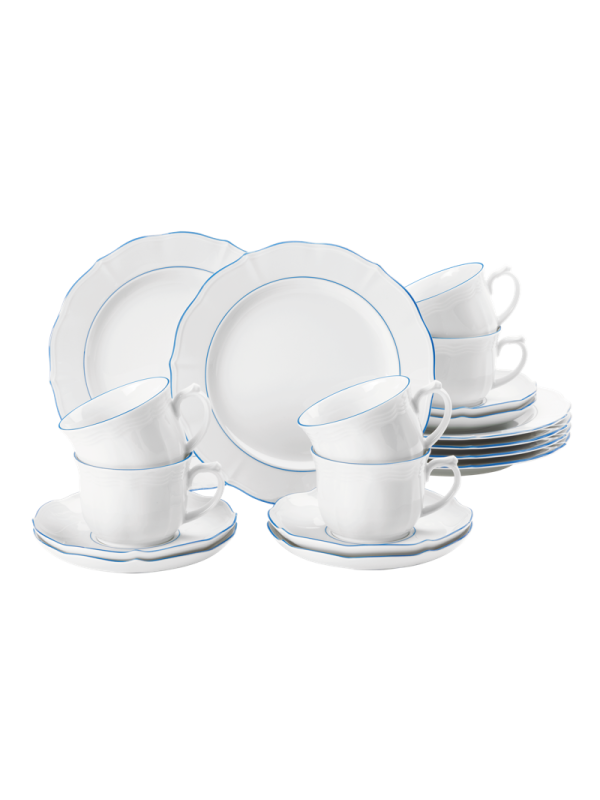 Sonate Kaffeeservice 18-teilig Blue Lines