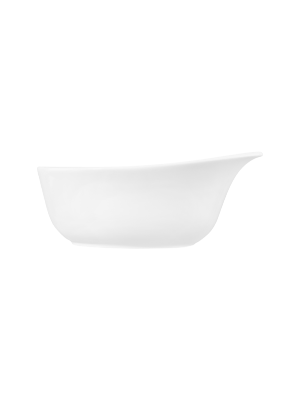 Life Müslischale mit Griff 0,45 l weiss uni