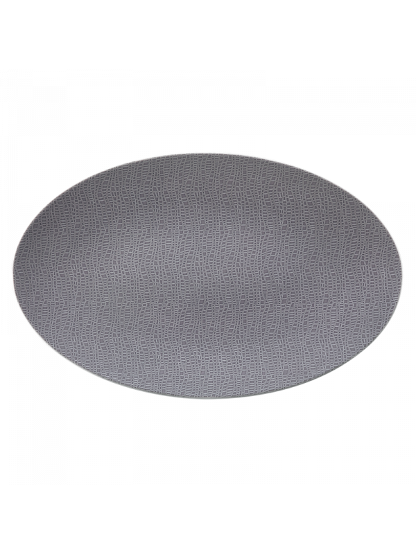 Life Servierplatte oval 40x26 cm Fashion Elegant Grey