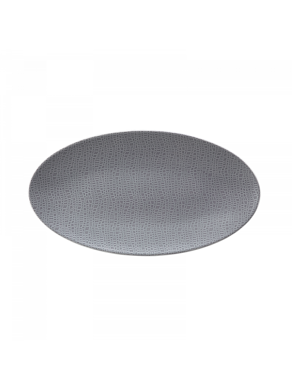Life Servierplatte oval 33x18 cm Fashion Elegant Grey