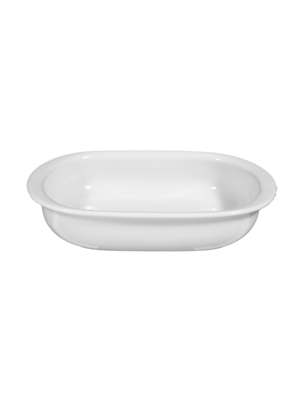 Lukullus Auflaufform oval 22x14,5 cm weiss AUSLAUF
