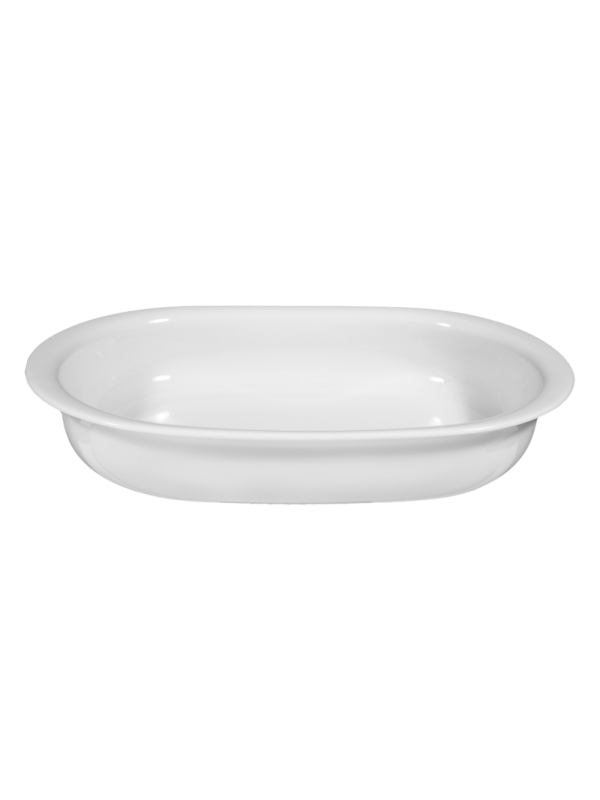 Lukullus Auflaufform oval 34x21,5 cm weiss AUSLAUF