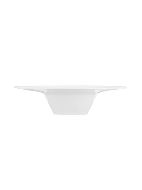 Mandarin Pastateller rund tief 26,5 cm weiß