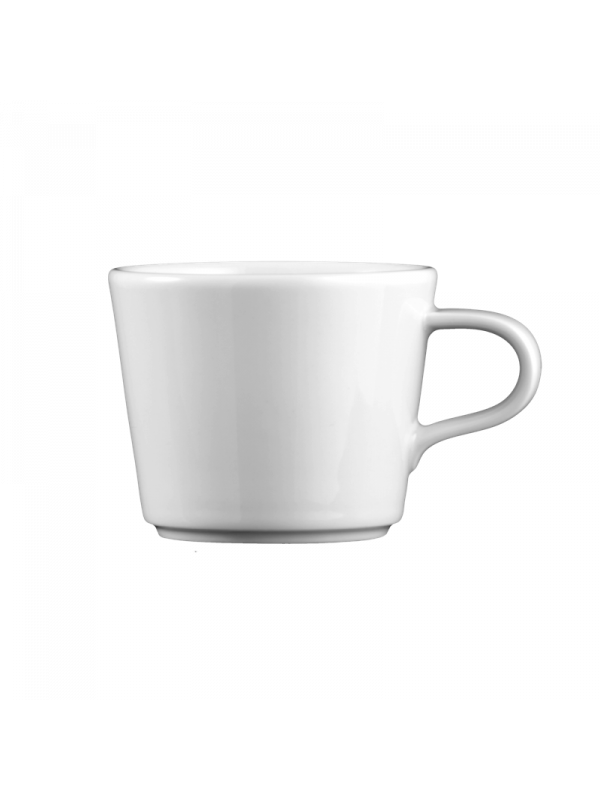 Mandarin Kaffeetasse konisch 0,18 l weiß