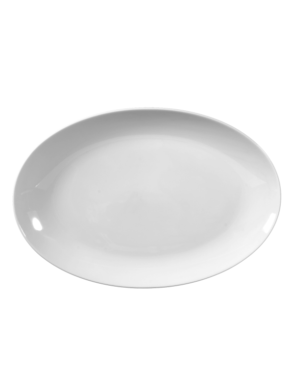 Rondo / Liane Platte oval 31 cm weiß