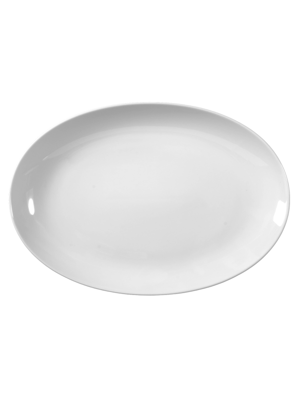 Rondo / Liane Platte oval 35 cm weiß