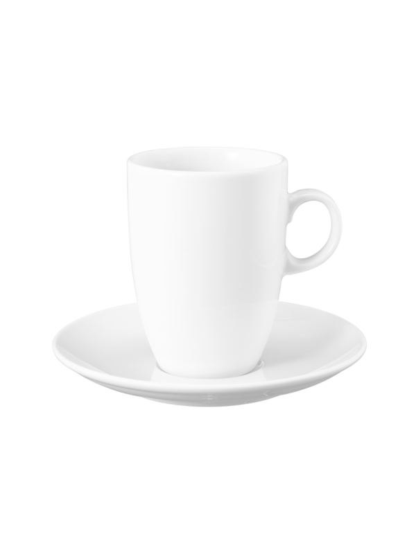 VIP. Milchkaffeetasse mit Untertasse 5092 0,35 l weiß