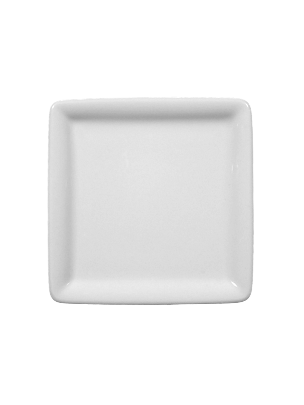 Buffet-Gourmet Platte 5170 10x10 cm weiß