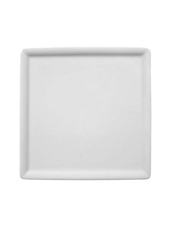 Buffet-Gourmet Platte 5170 16x16 cm weiß