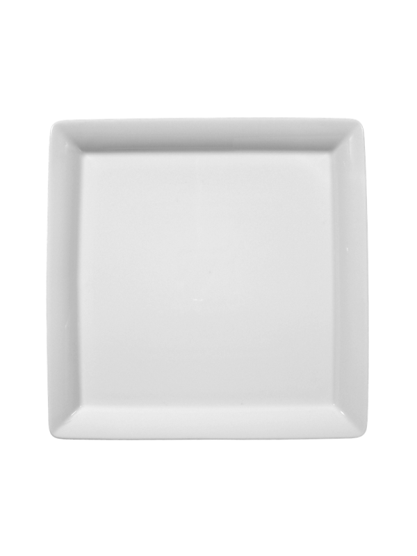 Buffet-Gourmet Platte 5140 25x25 cm weiß