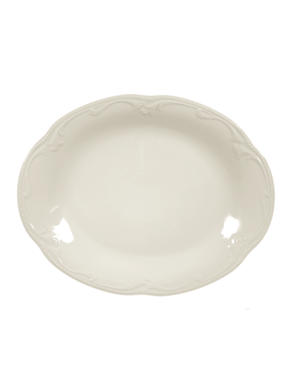 Rubin Platte oval 31 cm cream