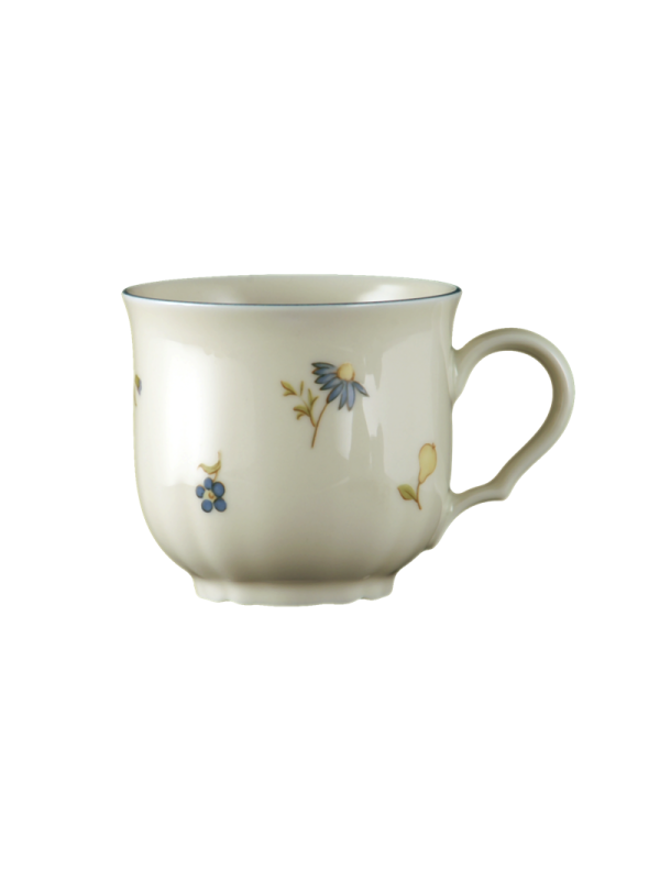 Marie-Luise Moccatasse Streublume blauer Rand