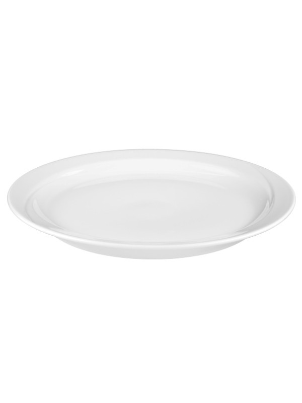 Laguna Systemteller flach 25,5 cm weiß