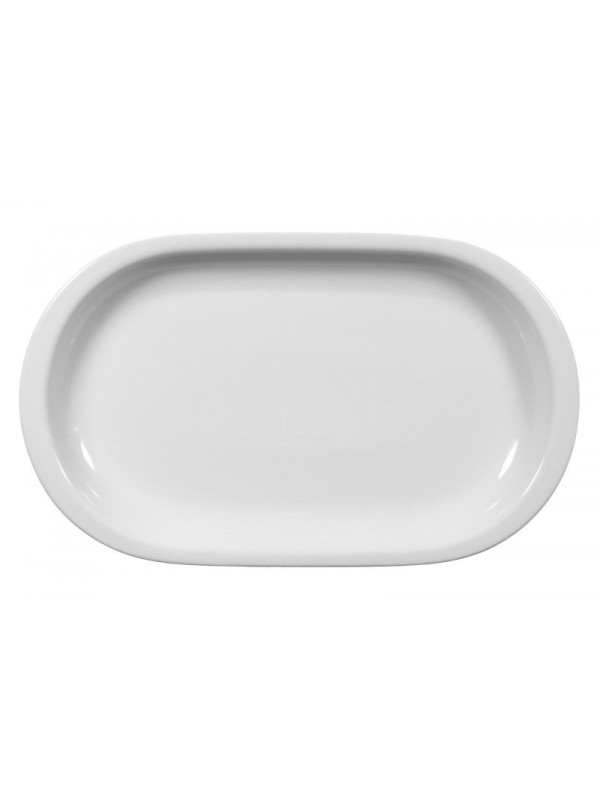 Compact Platte oval 33 cm weiß