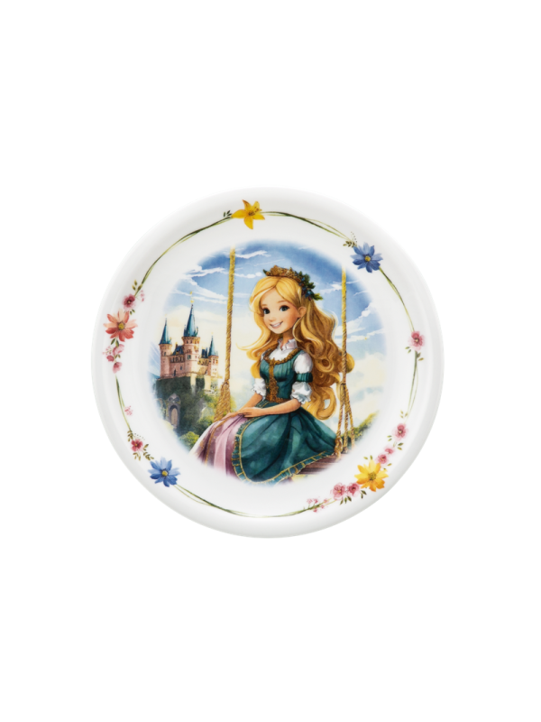 Compact Frühstücksteller rund 19 cm Prinzessin