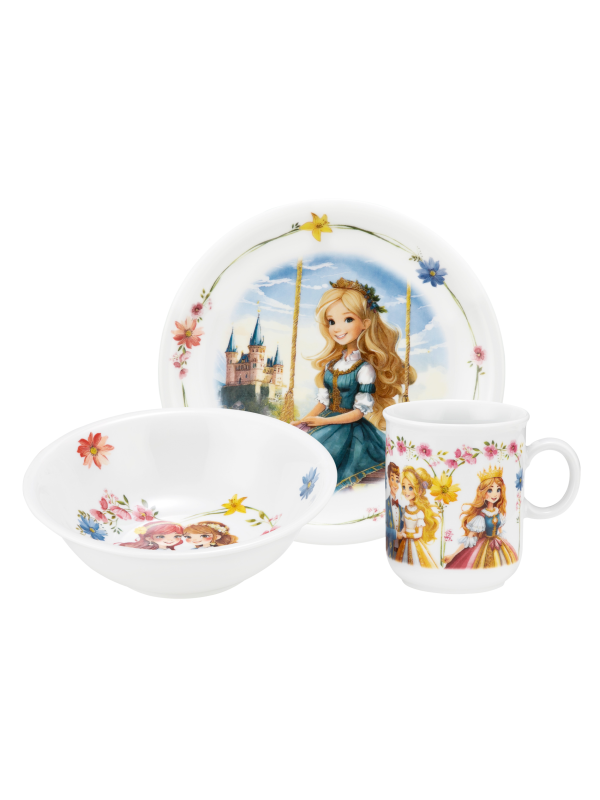 Compact Kindergeschirr-Set 3-tlg. Prinzessin