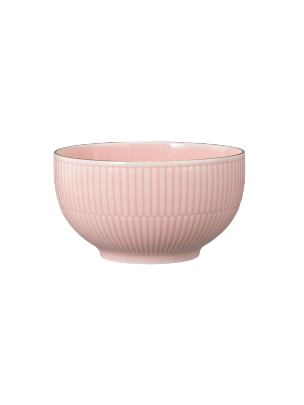 Amina Müslischale 15 cm rosé/Goldrand