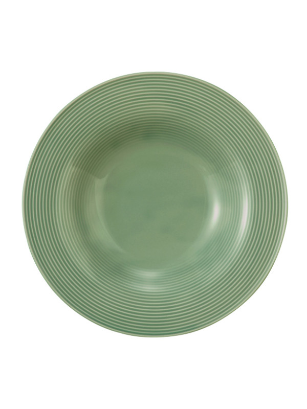 Beat Pasta-/Salatteller 27,5 cm Color Glaze Salbeigrün