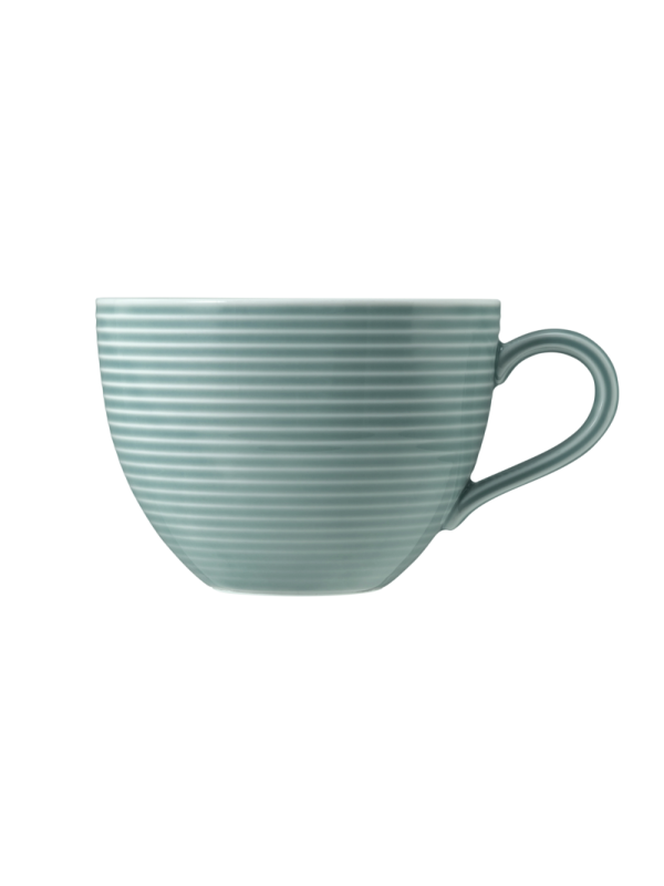 Beat Milchkaffeetasse 0,35 l mit Relief Color Glaze Arktisblau