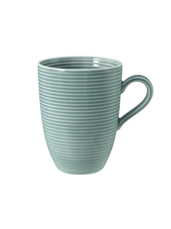 Beat Becher mit Henkel 0,35 l mit Relief Color Glaze Arktisblau