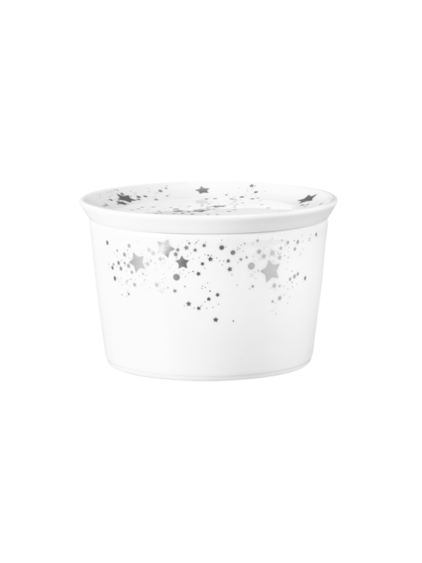 Liberty Schale rund 5296 mit Deckel 14x9 cm Silver Stars