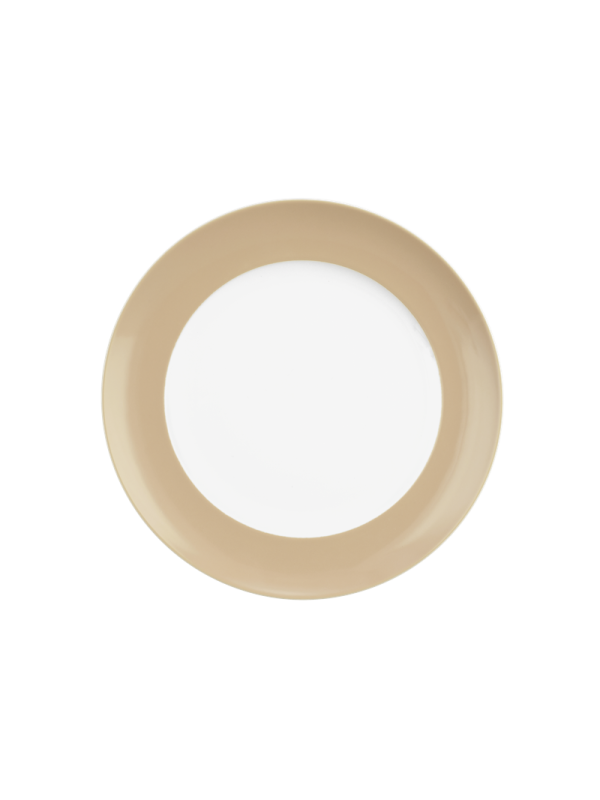 Liberty Frühstücksteller rund 22,5 cm Fahne Pure Colors dusty beige