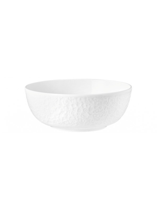 Nori-Home Foodbowl 20 cm Relief weiß
