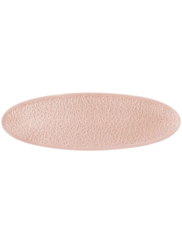 Nori-Home Coupplatte 44x14 cm Vollrelief Rosé AUSLAUF