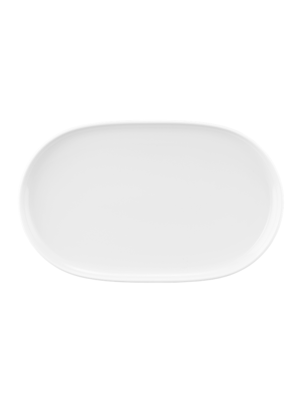 Sento Home Teller/Servierplatte oval 33x20 cm weiß