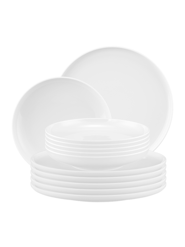 Sento Home Tafelservice 12-teilig weiß