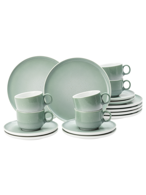 Sento Home Kaffeeservice 18-teilig Aura mint
